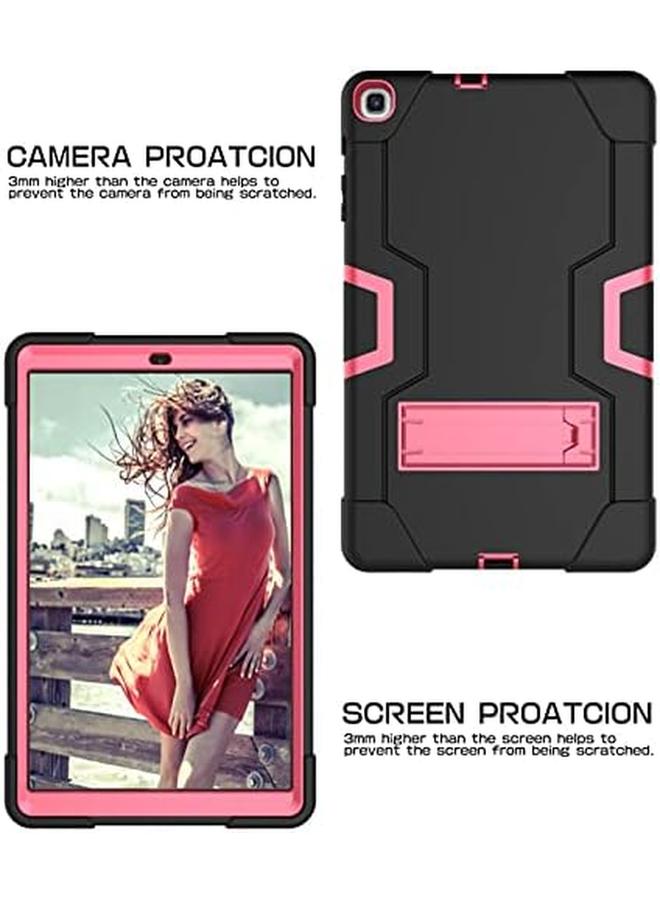 erorex حافظة سامسونج تاب A 8.0 2019 T290 T295 مع قاعدة دعم متينة مقاومة للصدمات الثقيلة غلاف هارثيبريد ثلاثي الطبقات للتابلت - Image 3