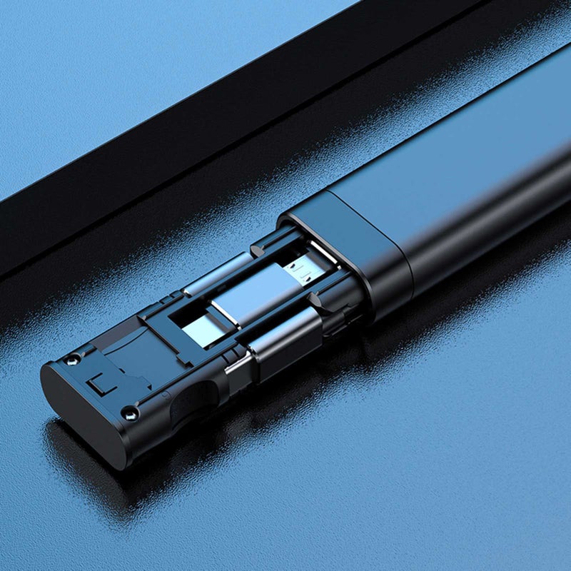 قارئ بطاقات شريط كابل سحبي متعدد الوظائف الأساسي للسفر للشحن ومزامنة البيانات - Image 3