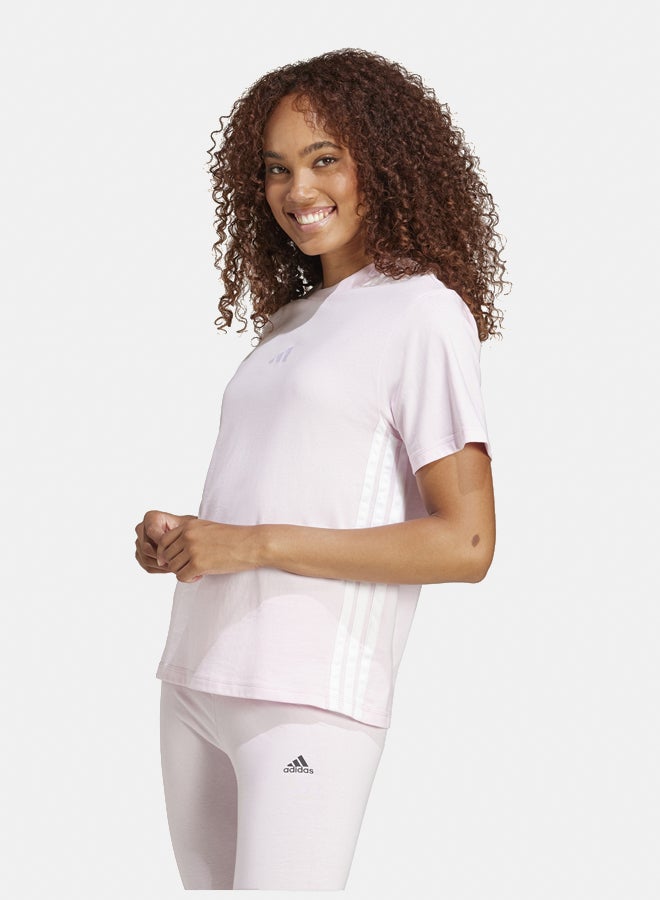 Adidas essentials 3-stripes cotton women's t-shirt - Image 1