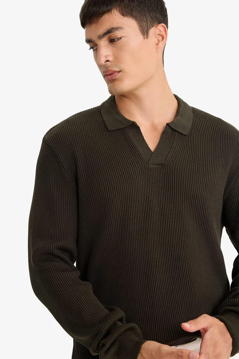 Defacto  Standard Fit Knitwear Pullover for Men | Best Price UAE