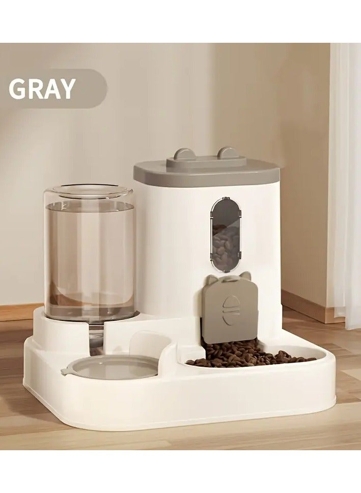 2-in-1 Cat Feeding and Watering Bowl Set – Automatic Gravity Pet Feeder, No Power Required - Image 2