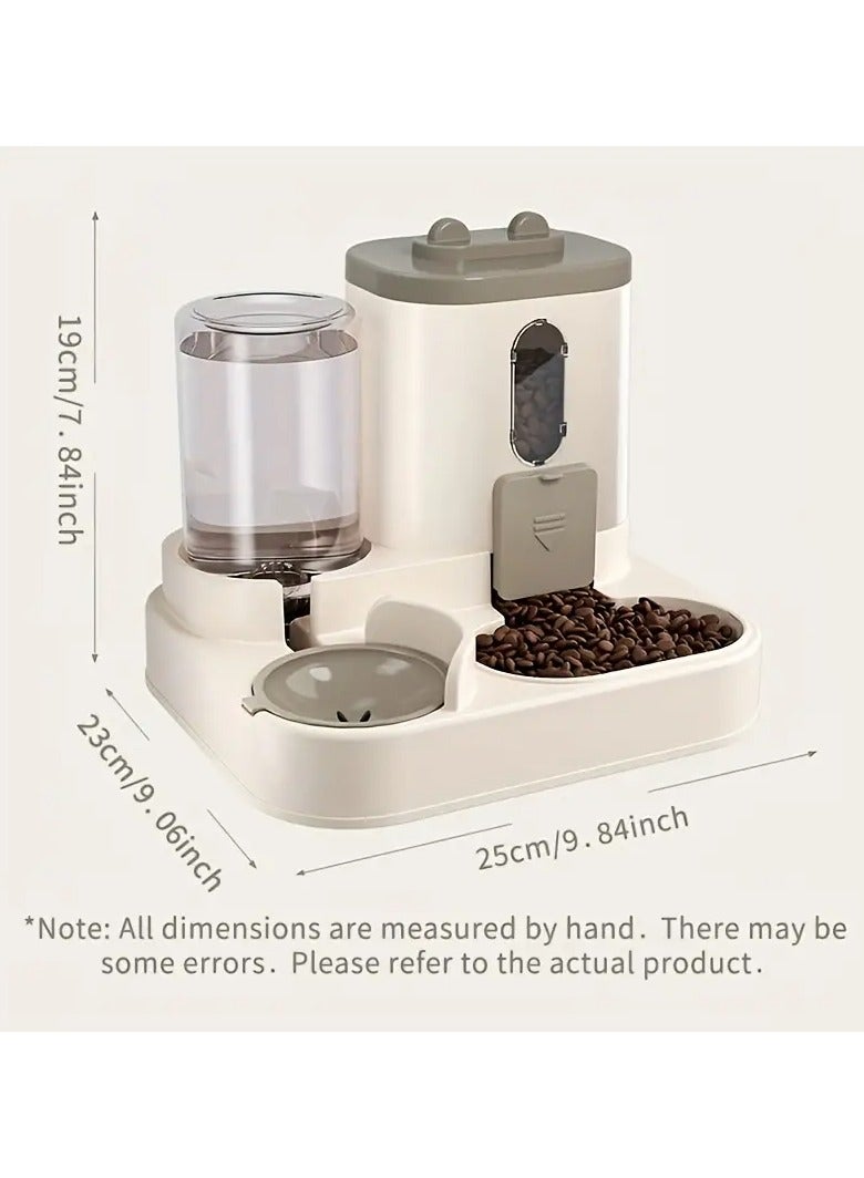 2-in-1 Cat Feeding and Watering Bowl Set – Automatic Gravity Pet Feeder, No Power Required - Image 3