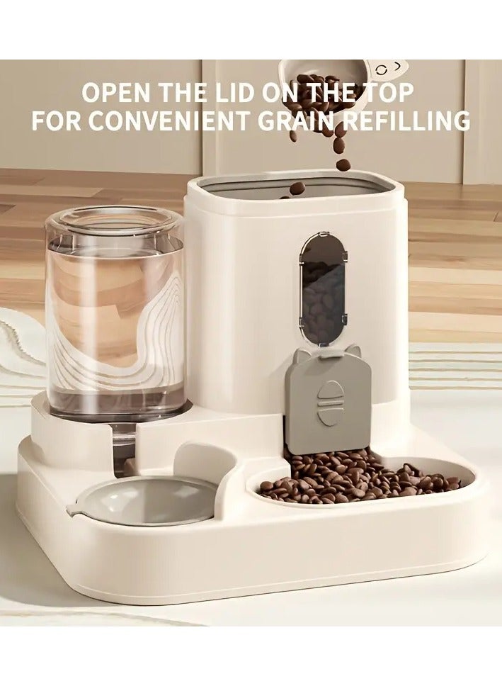 2-in-1 Cat Feeding and Watering Bowl Set – Automatic Gravity Pet Feeder, No Power Required - Image 4