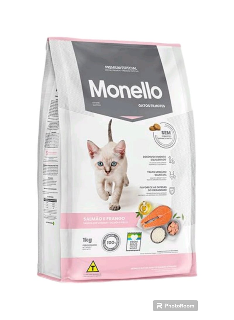Monello Kitten Food Salmon and Chicken‚ 1 KG - Image 2