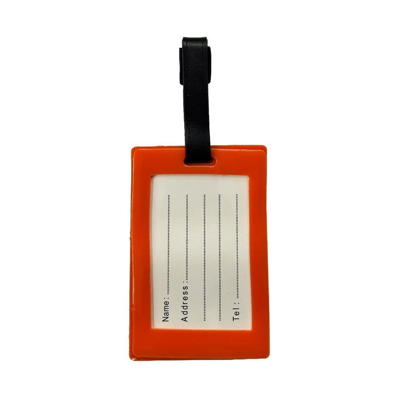 Eitheo بطاقات أمتعة للأطفال بطاقات أمتعة مع اسم وعنوان | بطاقات أمتعة سيليكون للحقائب، بطاقات لتحديد الحقائب/حقائب المدرسة ملونة متعددة (أعدها إلى مكانها) - Image 5