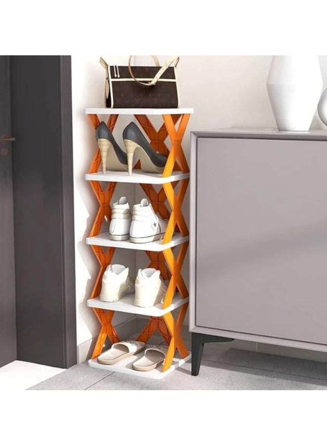 Generic New X-Shaped Shoe Cabinet With 5 Shelfs - Image 2
