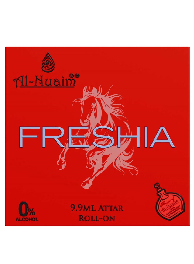 Al Nuaim Al-Nuaim Freshia Alcohol Free Attar Roll On - Pack of 2 (9.9ml Eah) | Exquisite & Long Lasting Fragrance - Image 2