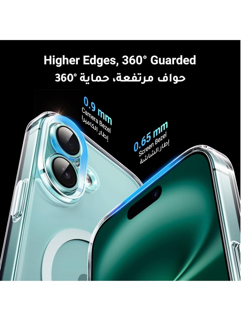 ELTRAZONE iPhone 16 Plus MagSafe Case (MagU) - Revolutionary iCrystal Tech Clear Cover, MIL-Grade Protection, Anti-Scratch, Camera Protection, Ultra Slim Magnetic Design - Image 5
