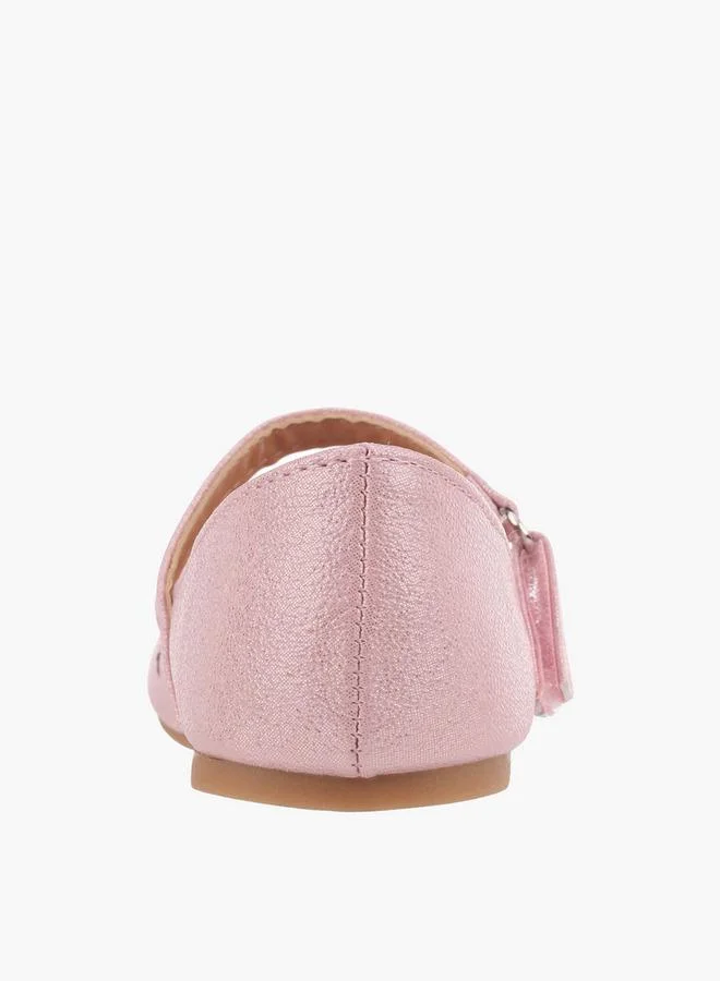 Flora Bella By Shoexpress PINK Flora Bella Girls Cutout Detail Hook & Loop Mary Jane Shoes for Women | Best Price UAE