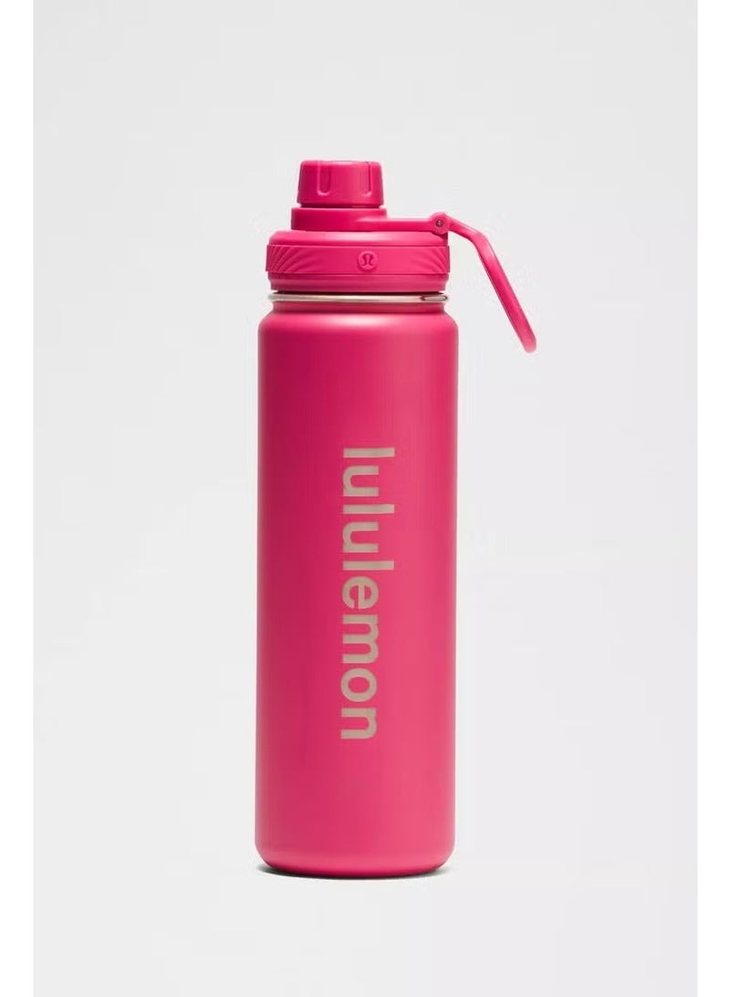 lululemonStainless steel sports vacuum insulated water bottle, suitable for holding water, iced tea, hot tea, etc., with a capacity of 710 milliliters - Image 1