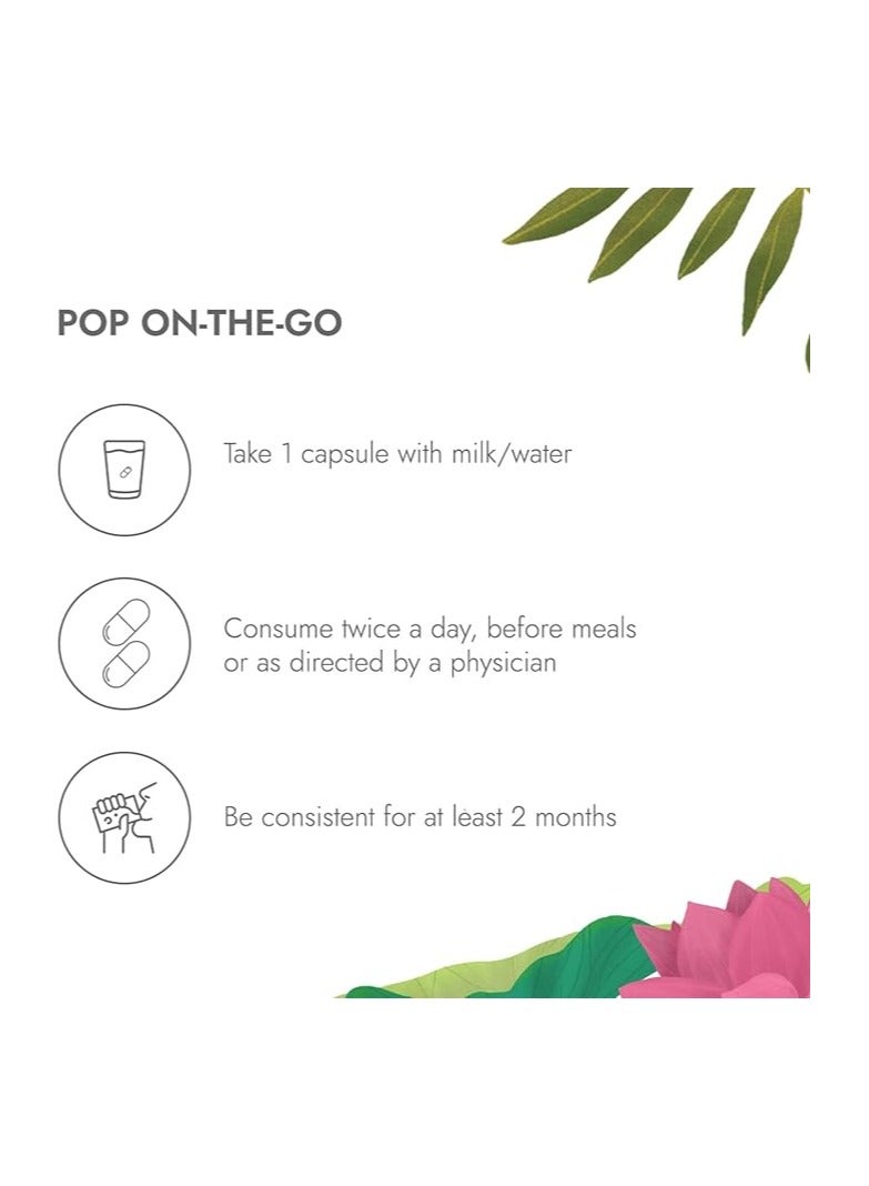 Kapiva Shilajit Gold 60 Capsules | Contains 24 Carat Gold | Boosts Stamina In 4 Weeks | 100% Ayurvedic 60 Count - Image 2