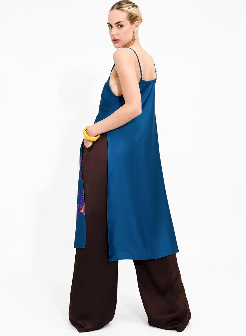 Janara Jones  Chocolate Viscose Sahara Trousers for Women | Best Price UAE