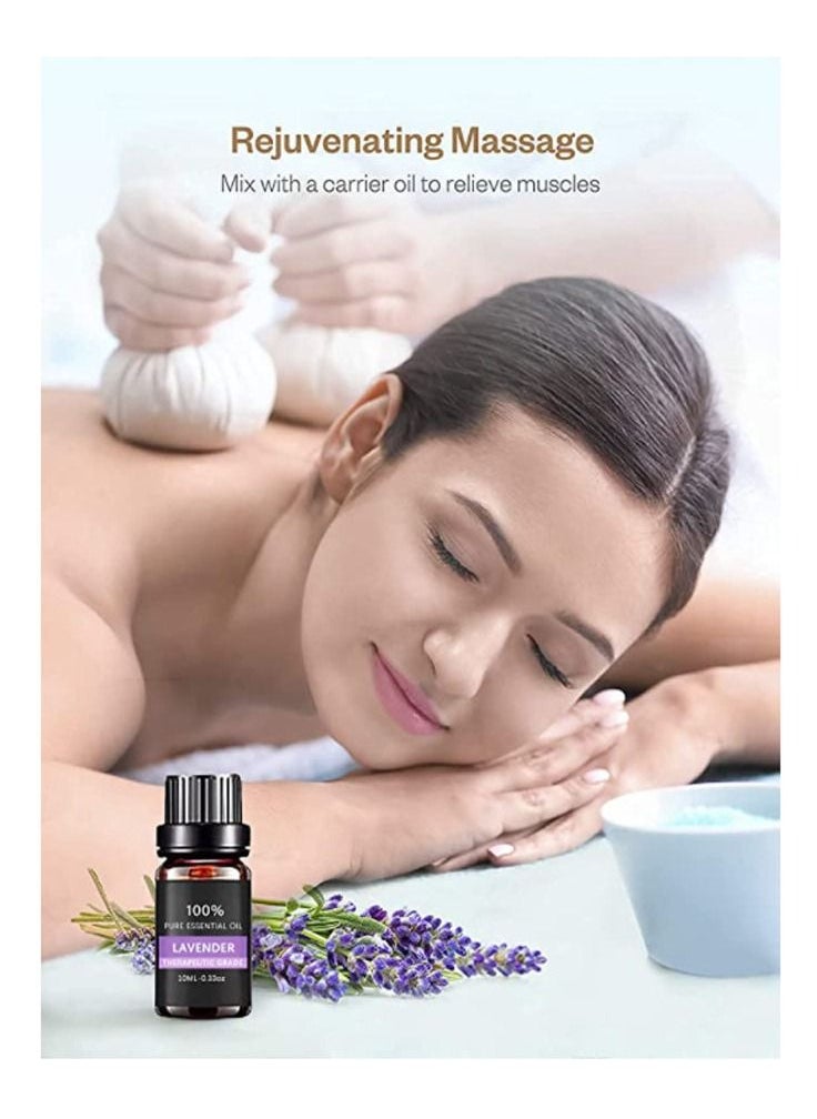 Mi VAZA - 100% Pure 6-Pack Aromatherapy Essential Oils Therapeutic Grade Essential Oils Gift Set - Image 1