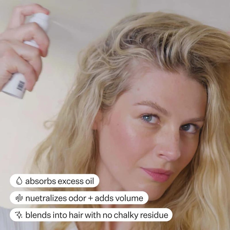 Act+Acre ACT+ ACRE Plant-Based Fulvic Acid Volumizing Dry Shampoo - Natural and Unscented Powder Spray Shampoo with Fulvic Acid and Rice Refresh Oily Hair and Restore Volume - Dry Shampoo for All Hair Types - Image 3
