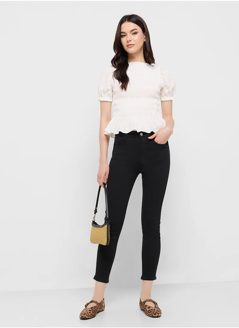 Ginger High Rise Skinny Fit Jeans
