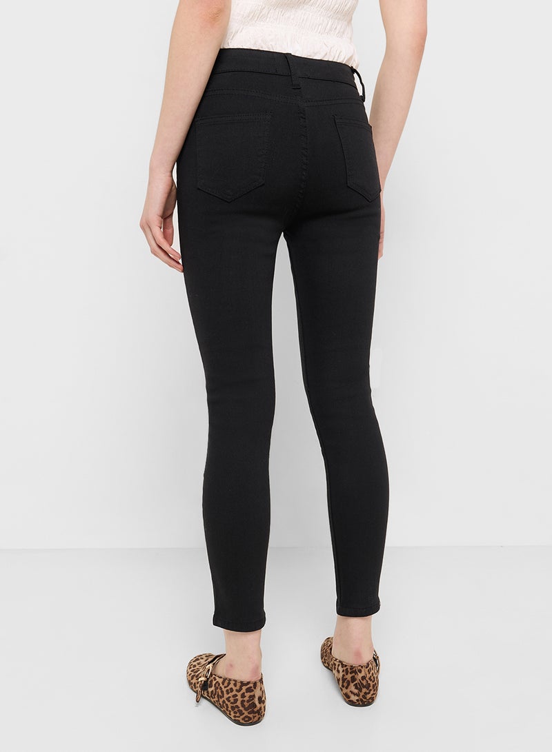 جينجر جينز سكيني بخصر مرتفع - Image 3