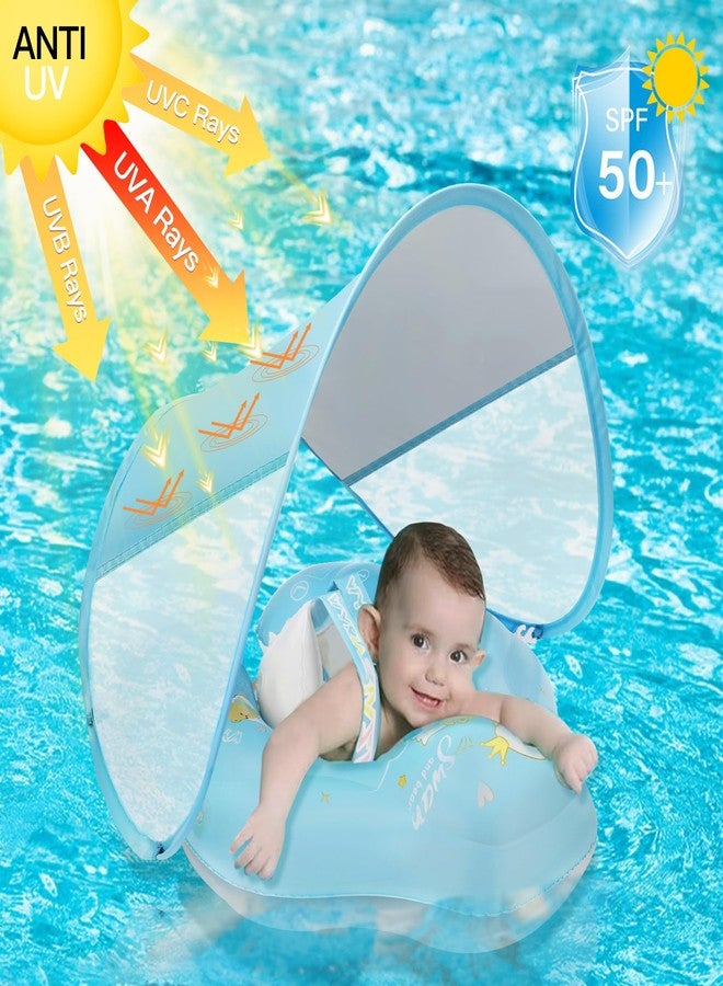 Loowarts Baby Pool Float with Canopy and Safety Seat,Infant Swim Float & Pool Float & Baby Water Float & Swimming Floats UPF50+ UV Protection for Kids from 6 to 36 Months. - Image 4