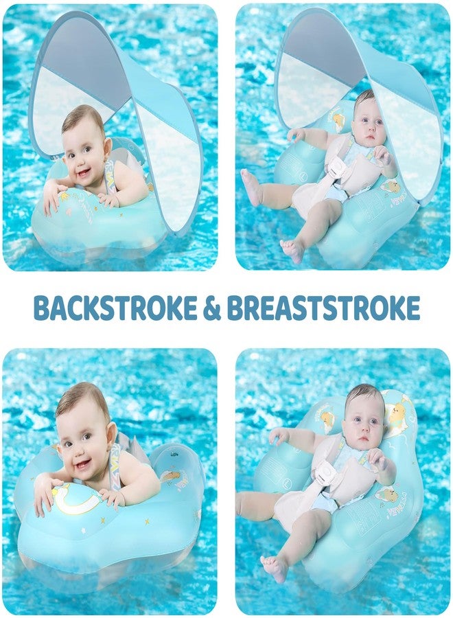 Loowarts Baby Pool Float with Canopy and Safety Seat,Infant Swim Float & Pool Float & Baby Water Float & Swimming Floats UPF50+ UV Protection for Kids from 6 to 36 Months. - Image 5