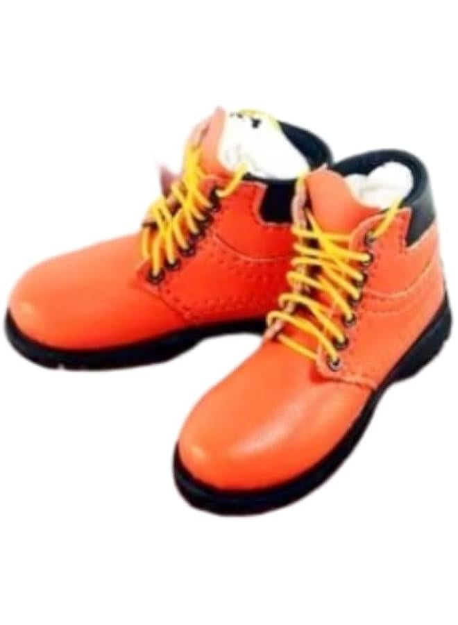 1/6 Scale Action Figure Accessory: Men's Hiking Boots Model for 12-inch Miniature Collectible Figure MDXE Orange  - Image 2