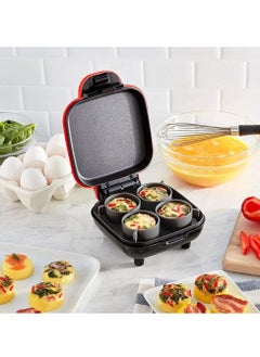 Generic Sandwich Machine, Egg Bite Maker With Four Silicone Molds, Lightweight And Portable Sandwich Maker, Durable Electric Toaster With Auto Shut Off Function, (1pc, 110v)  - Image 4