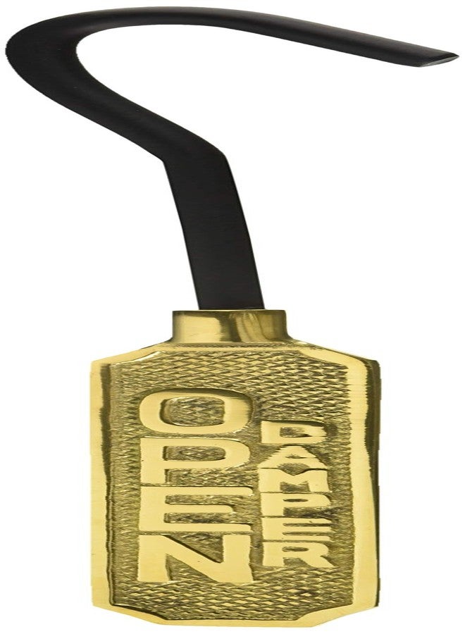 Upper Deck Solid Brass Metal Open/Closed Fireplace Damper Sign Hanging Flue Pull Hook