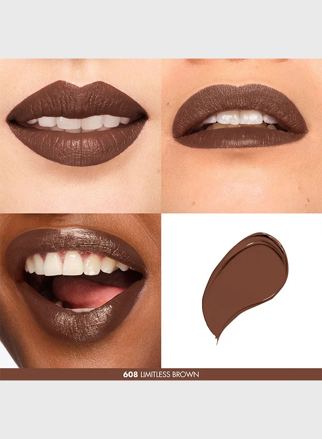 MAKE UP FOR EVER ROUGE ARTIST FOR EVER - SATIN - 608 -  LIMITLESS BROWN