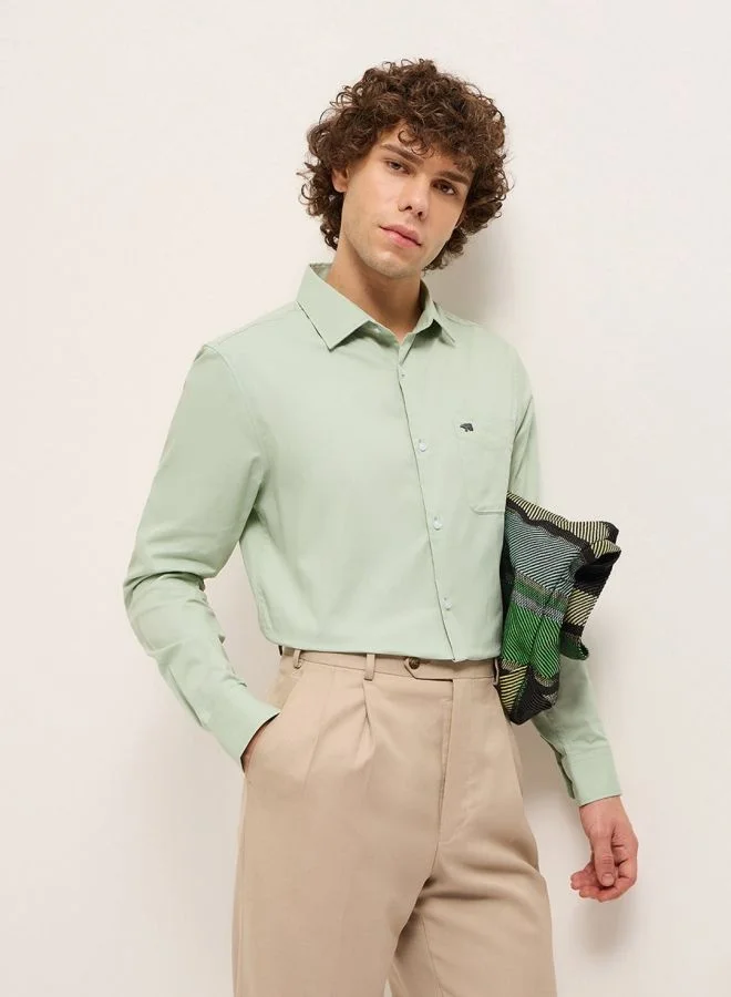 THE BEAR HOUSE Men's Shirt for Casual and Formal Wear | Classic Button-Down Style for Office, Daily Use, Travel, Events & All-Season Outfits | Versatile & Stylish Wardrobe Essential for Every Occasion