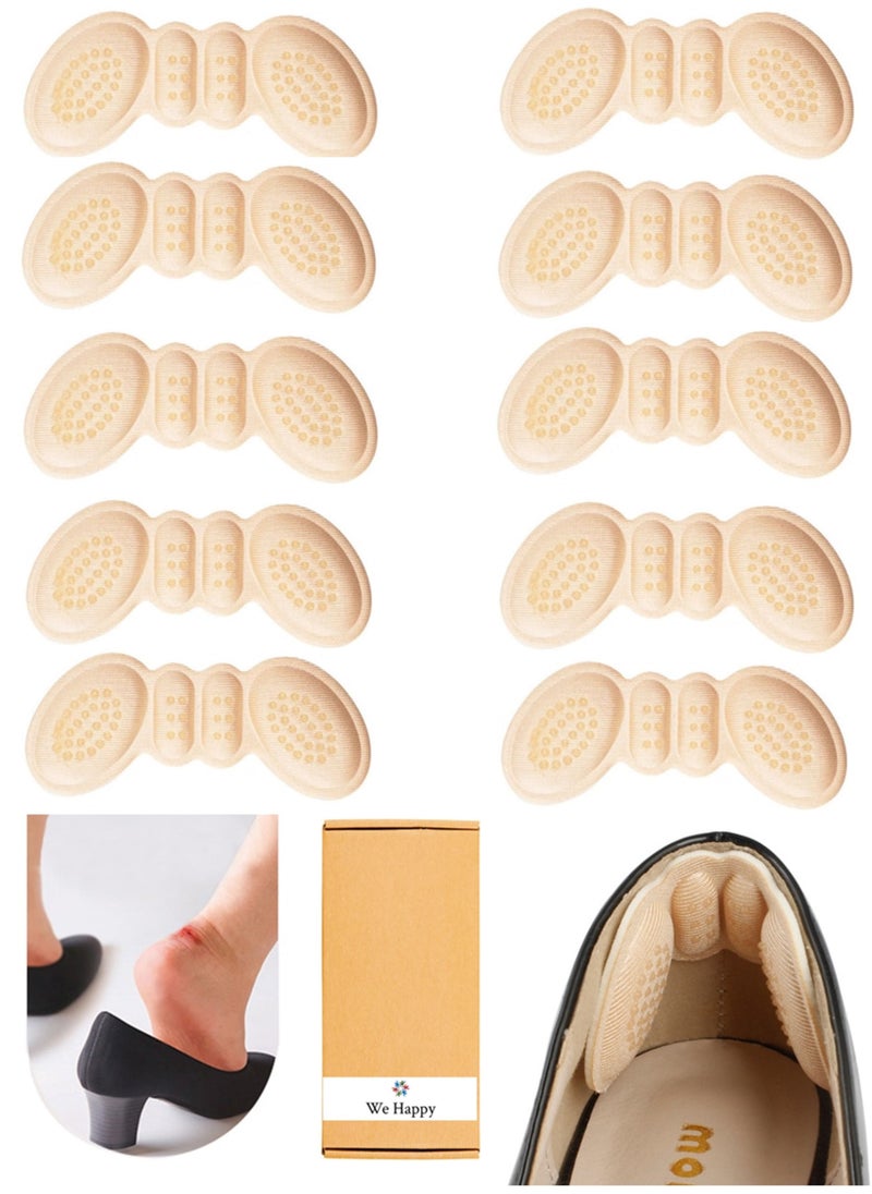 We Happy 10 Pcs Set Of We Happy  Shoe Insoles Size Adjust Adhesive Heel Liner Protector Grips  - Image 1