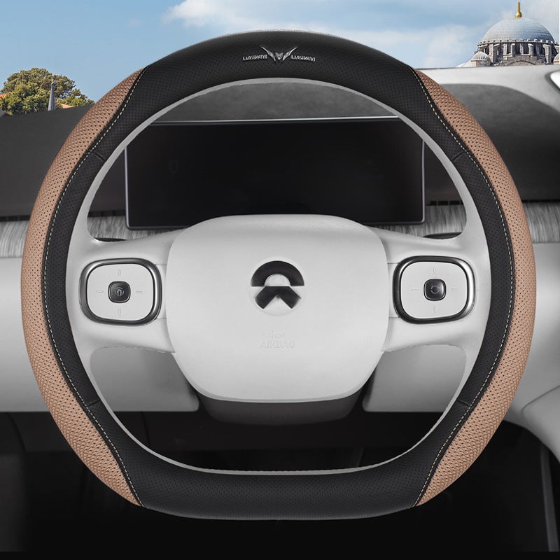 Four-Season Universal 8827 Ice Silk Stain-Resistant, Cool, Breathable, Sweat-Absorbent And Non-Slip Car Steering Wheel Cover - Image 4