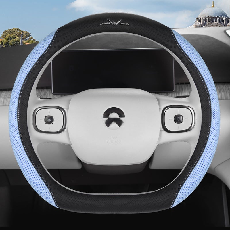 Four-Season Universal 8827 Ice Silk Stain-Resistant, Cool, Breathable, Sweat-Absorbent And Non-Slip Car Steering Wheel Cover - Image 5