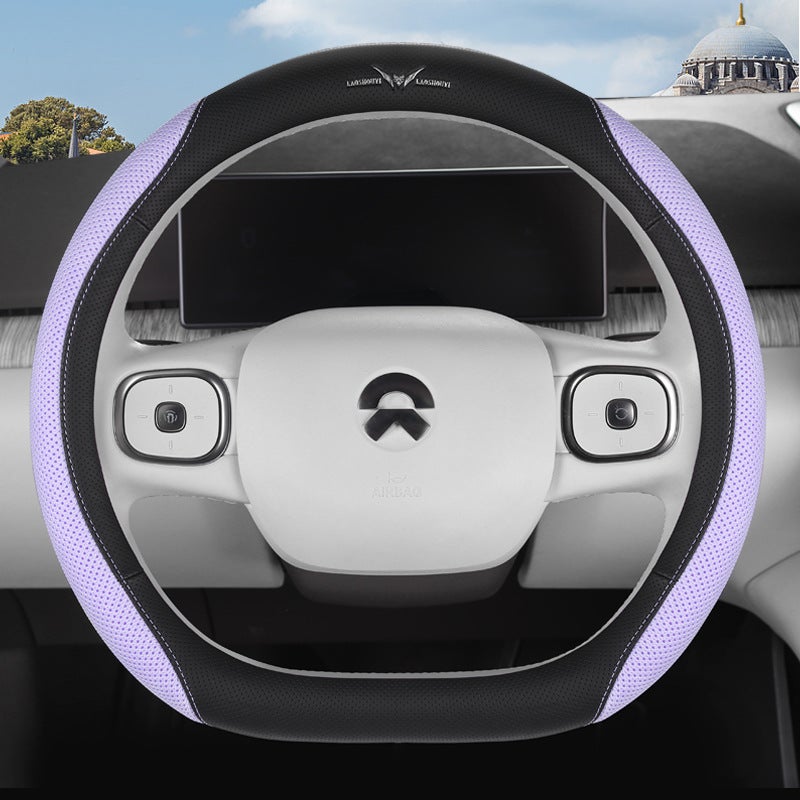 Four-Season Universal 8827 Ice Silk Stain-Resistant, Cool, Breathable, Sweat-Absorbent And Non-Slip Car Steering Wheel Cover - Image 3