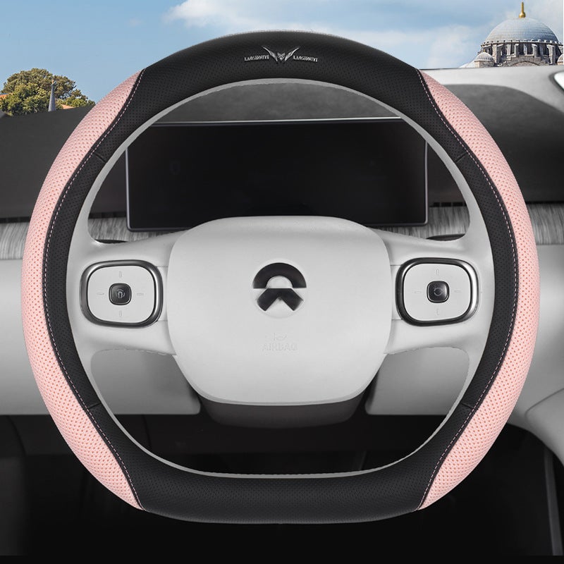 Four-Season Universal 8827 Ice Silk Stain-Resistant, Cool, Breathable, Sweat-Absorbent And Non-Slip Car Steering Wheel Cover - Image 2