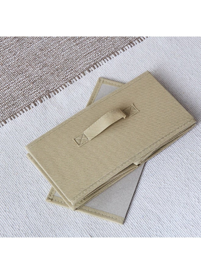 Home Box Olive Cube Fabric Box 33 x 16.5 x 32 cm - Image 4
