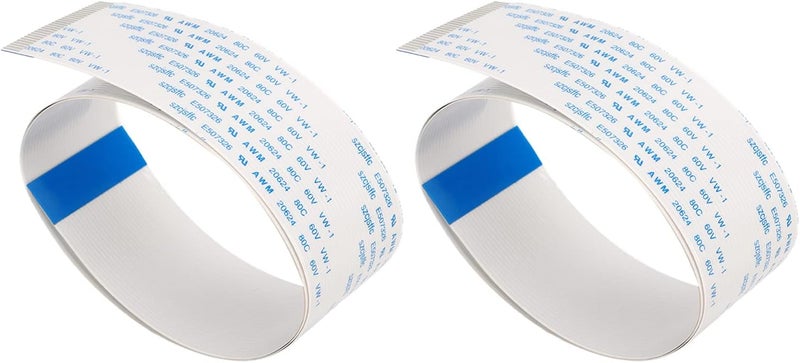 Transparent body Printer FFC, PET Copper Printers Flexible Ribbon Cable 2PCs Mystical/Fantasy Inhabitation High Softness for XP600 (30cm) Easy transit optimized build - Image 1
