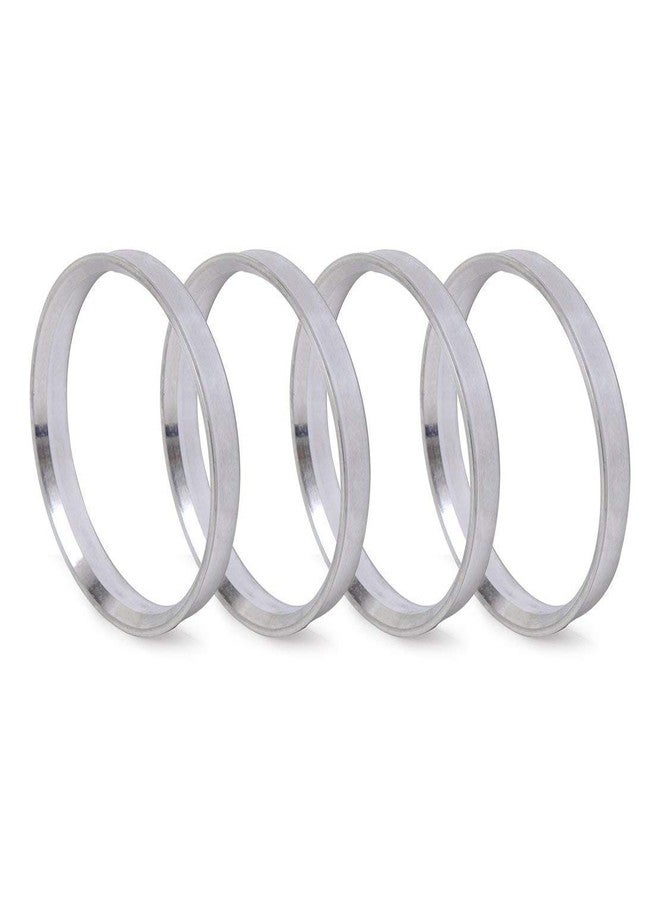 ZHTEAPR 4pc Wheel Hub Centric Rings 72.6 to 67.1 - OD=72.6mm ID=67.1mm - Aluminium Alloy Wheel Hubrings 67.1 to 72.6 - Image 1