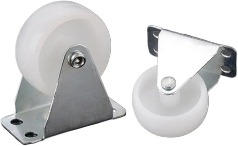 2Pcs Swivel Casters 1 Inch PP Nylon Wheels 15 30KG Load For Furniture Chair Trolley - Image 1