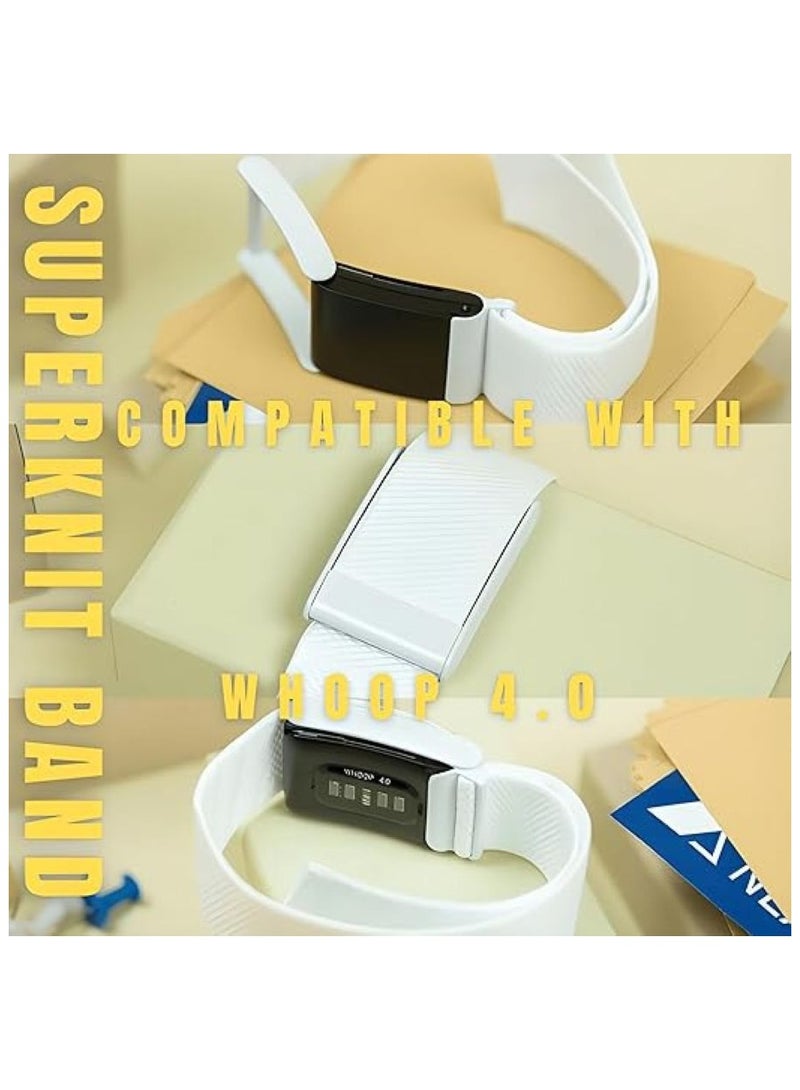 م.ا & ف'س سوار رياضي من النايلون فائق النعومة، متوافق مع ساعات WHOOP 5.0 وOne وPeak وLife | حزام متين وآمن، يسمح بمرور الهواء - Image 4