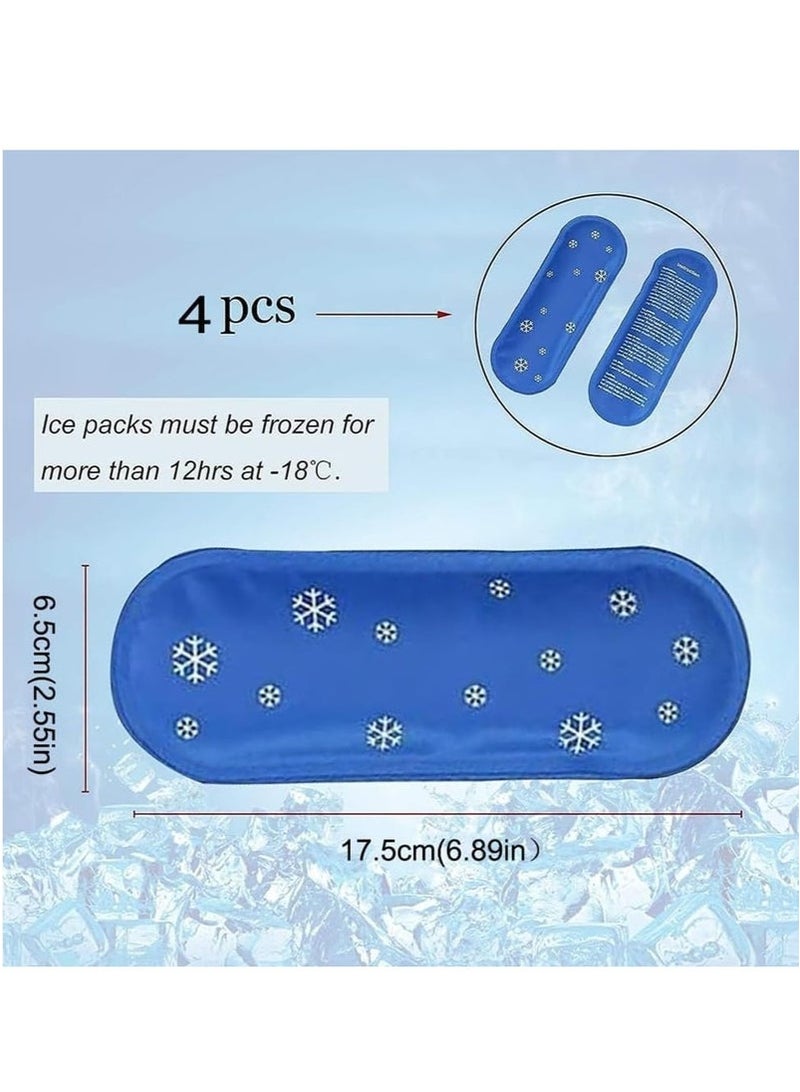 4 Pcs Insulin Ice Pack – Reusable Gel Cold Pack for Insulin Cooler Travel Case, Compact Medical Ice Bag for Diabetes Supplies - Image 5