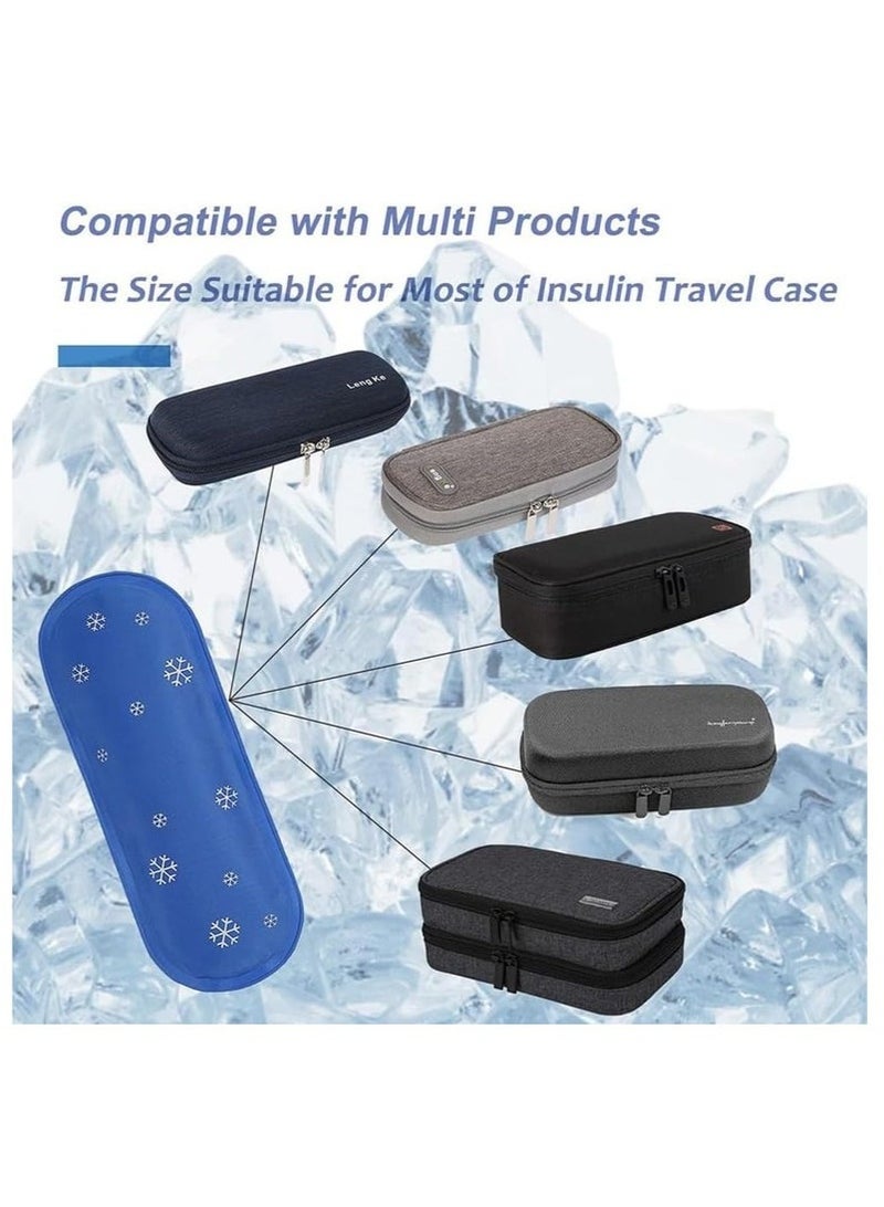 4 Pcs Insulin Ice Pack – Reusable Gel Cold Pack for Insulin Cooler Travel Case, Compact Medical Ice Bag for Diabetes Supplies - Image 4