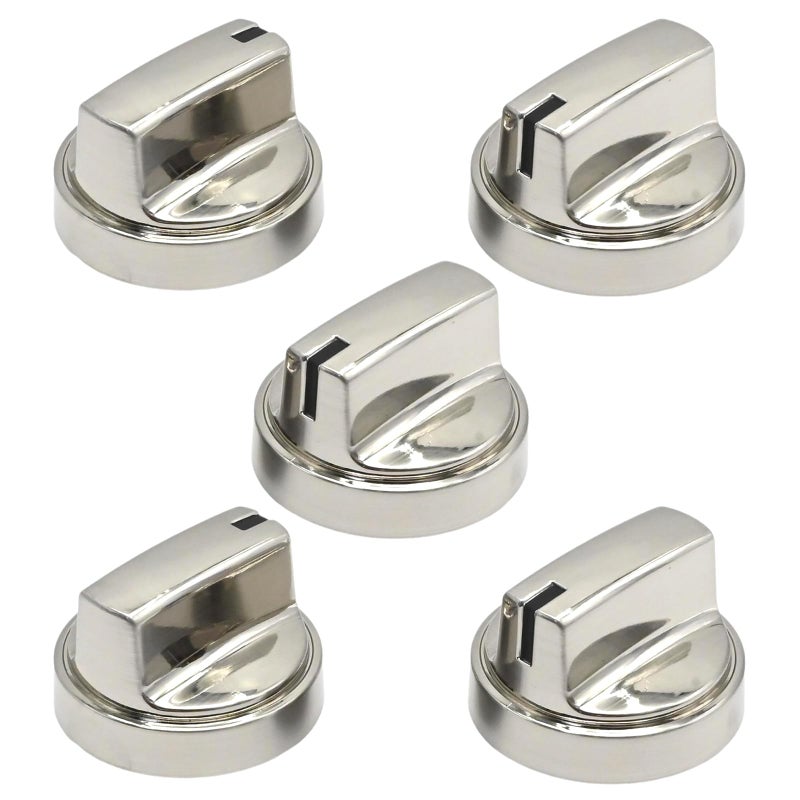 EATAKWARD 5Pcs WB03X29354 Gas Stove Knobs Replacement Replacement for GE Range PGP9030SL1SS PGP7030SL1SS PGP7030DL1BB PGP7030DL1WW Replaces PD00042150 4585908 AP6327766 - Image 2