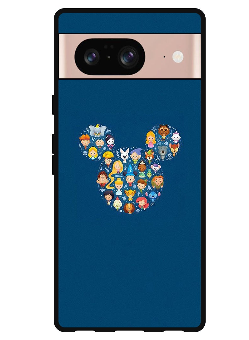 Theodor Protective Case Anti Scratch Shock Proof Bumper Cover For Google Pixel 8 Mickey Face - Image 1