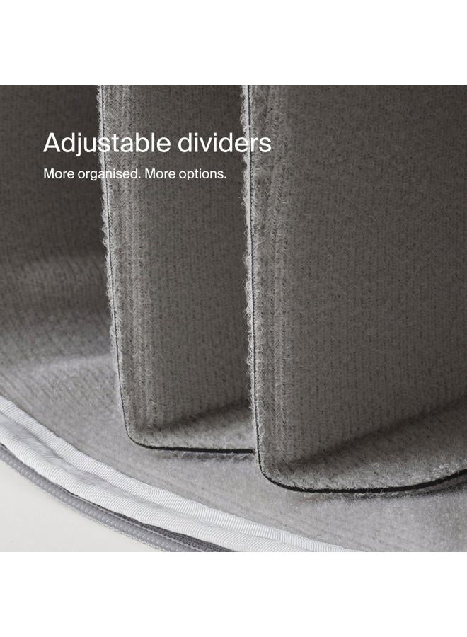 Urth Norite 11.3L Camera Insert Bag — Water Resistant, Padded, Recycled Case for DSLR/SLR Camera, Lens and Photography Accessories in Beige - Image 5