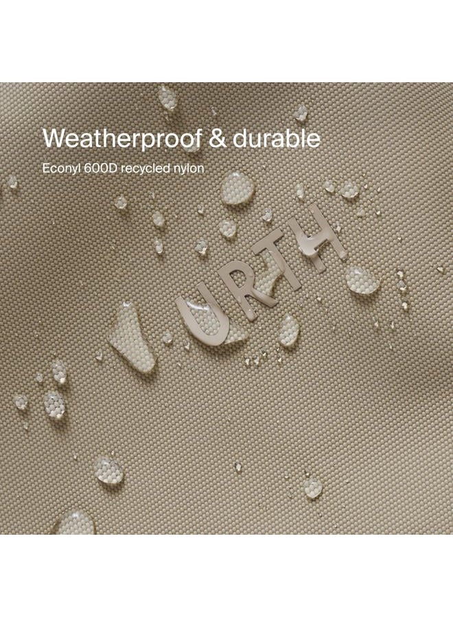 Urth Norite 11.3L Camera Insert Bag — Water Resistant, Padded, Recycled Case for DSLR/SLR Camera, Lens and Photography Accessories in Beige - Image 4