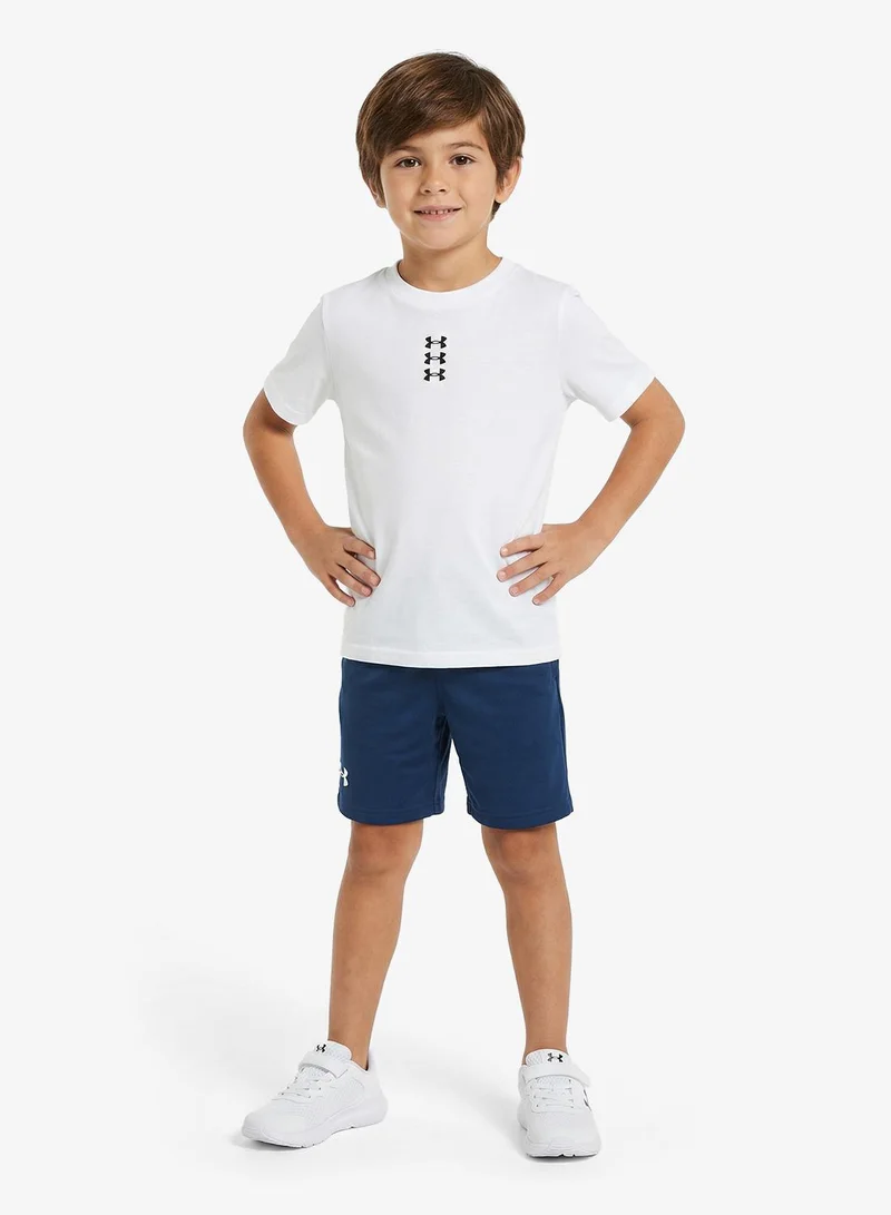 UNDER ARMOUR Youth Hoops Triple Logo T-Shirt