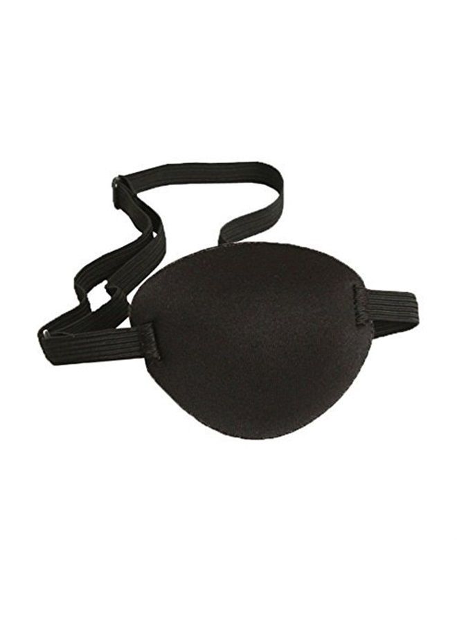 DNHCLL Adults And Kids Black Adjustable Soft and Comfortable Sponge Eye Patch Strabismus Eye Mask With Buckle For Recovery Eye And Cure Children Lazy Eye - Image 1