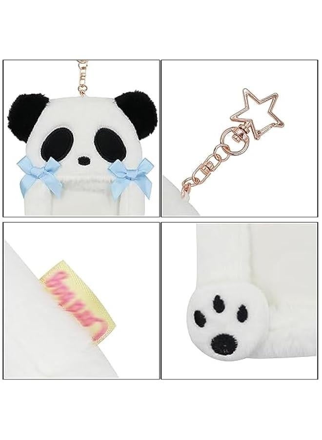 Generic Plush Postcards Sleeve Photocard Holder Id Credit Card Case Protection Cover Bank Card Protector Birthday Gift,Panda 1#  - Image 5