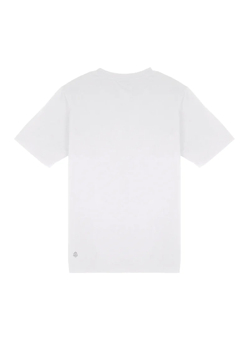سيدرو CEDRO Men's Casual Short Sleeve Crew Neck T-Shirt - 100% Polyester, White