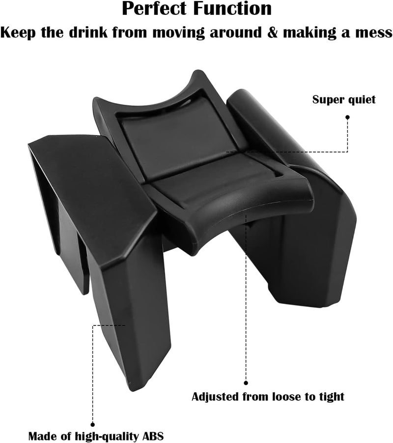 TIKSCIENCE Center Console Cup Holder Insert Divider Fits for Lexus GS GS350 GS300 GS450h GS F GS200t Turbo 2013 2014 2015 2016 2017 2018 2019 2020, Replace 55618-06020 - Image 2