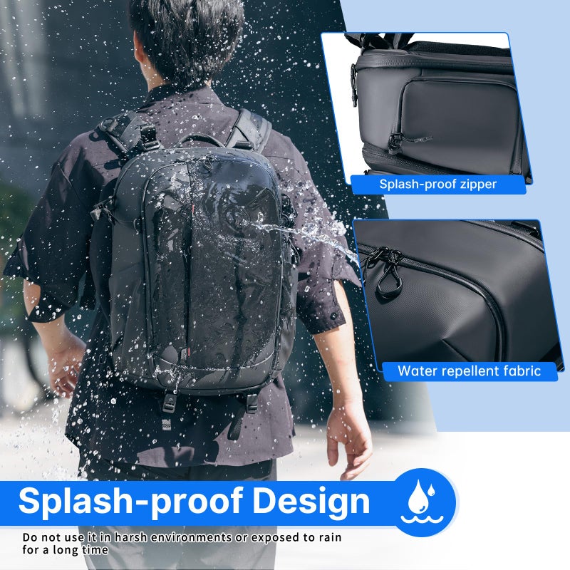 UURig ULANZI BP09 Traker Camera Backpack â€¢ 22L â€¢ Versatile Camera Travel Bag â€¢ Quick Access â€¢ Well Organized Professional Photography Storage â€¢ Shoulder Backpack â€¢ for Sony/Nikon DSLR Cameras - Image 4