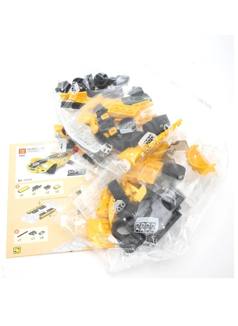 Assembled Intelligence Super Car Building Block Set - 106 Pieces - pzsku/Z26662295864732E4DEDDZ/45/_/1712228070/4ee9dcc7-686d-4d6d-9240-42be79c82a04